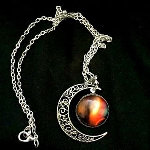 6/$25-Fashion Jewelry- Silver and Cabochon
